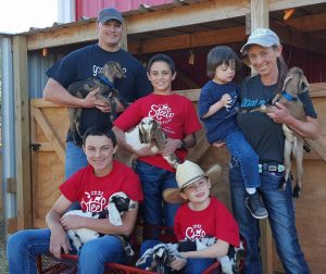 Family and Goats